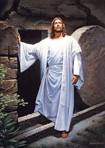 Jesus at the Garden tomb